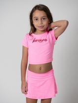 Cropped Dry Cool Infantil Elo Summer Rosa