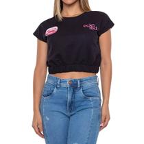 Cropped EckoRed Elástico Branco Off Casual Ecko Unltd