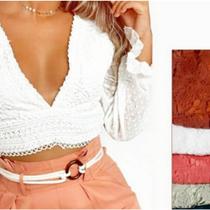 Cropped em tule Cropped em tule