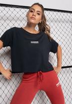 Cropped Esportivo Amplo Malha Comfort Preto Salvatore Cropped Esportivo Amplo Malha Comfort Preto Salvatore