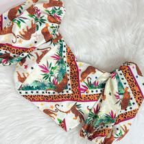Cropped Estampado Manga Curta Feminino Tendência Verão Moda Blogueira Croped Inspiração