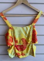 Cropped estampado p