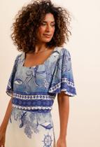 Cropped estampado Resort