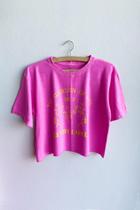 Cropped Estonado Garden - Pink Cropped Estonado Garden - Pink