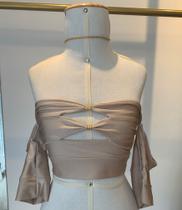 Cropped faixa luxo Cropped faixa luxo