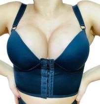 Cropped Fecho E Alça Ajustáveis Efeito Silicone - M27 Cropped Fecho E Alça Ajustáveis Efeito Silicone - M27