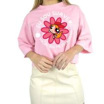 Cropped Feminina As Meninas Superpoderosas Over Size 100% Algodão Eu sou suave Cropped Feminina As Meninas Superpoderosas Over Size 100% Algodão Eu sou suave