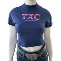 Cropped Feminini TXC Marinho 50890