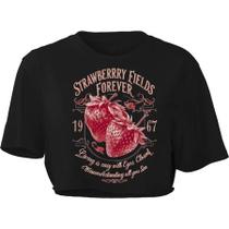 Cropped Feminino 100% Estampa Tendência Verão coração Cropped Feminino 100% Estampa Tendência Verão coração