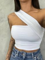 Cropped Feminino Alça Transversal Lançamento 2025