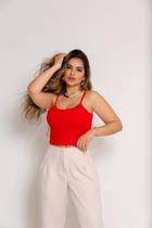 Cropped Feminino Any Moda Blogueira - Tecido Ana Ruga - cód.889922