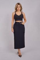 Cropped feminino body fit carol