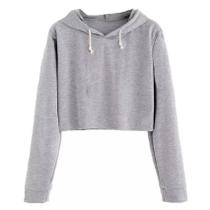Cropped Feminino Feminino com Capuz Cropped Feminino Feminino com Capuz