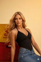 Cropped Feminino Frente Única Ajustado Blusa Cropped Moda Feminina Estilosa Cropped Feminino Frente Única Ajustado Blusa Cropped Moda Feminina Estilosa
