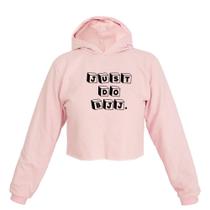 Cropped Feminino Moletom Estampa Just do BJJ Capuz Macio