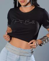 Cropped Feminino Pitbull Lançamento Ref 89389
