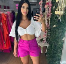 Cropped feminino princesa