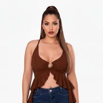 Cropped Feminino Verão Elegante Cropped Feminino Verão Elegante