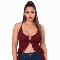 Cropped Feminino Verão Elegante Cropped Feminino Verão Elegante