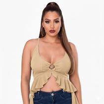 Cropped Feminino Verão Elegante Cropped Feminino Verão Elegante