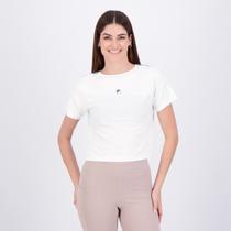 Cropped Fila Adaptable Classic Sports Feminino Branco e Preto Cropped Fila Adaptable Classic Sports Feminino Branco e Preto