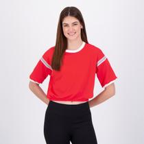 Cropped Fila Chevron Letter Feminino Vermelho