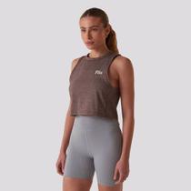 Cropped Fila Comfort Smart Cotton Feminina Marrom
