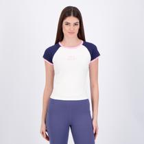 Cropped Fila Slim Letter Feminino Off White