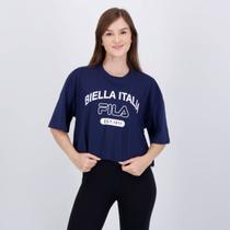 Cropped Fila Uc Biella Italia Feminina Marinho