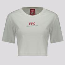 Cropped Fluminense Cenário Feminino Cinza Claro Cropped Fluminense Cenário Feminino Cinza Claro