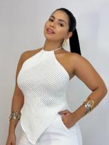 Cropped Frente Única Branco Aila