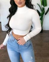 cropped gola alta /suplex