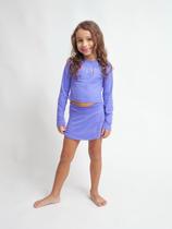 Cropped Infantil Elo Roxo