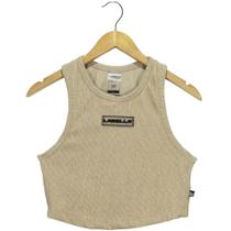 Cropped Labellamafia Impulse Bege Feminino Cropped Labellamafia Impulse Bege Feminino