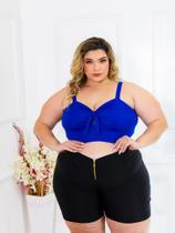 Cropped laço moda plus size feminina moda verão - ROSA SOUL