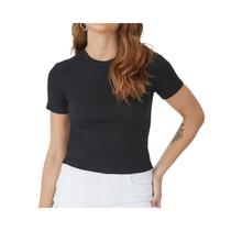 Cropped Malwee Meia Manga 114191 Preto