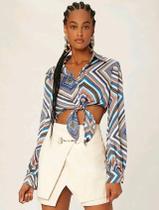 Cropped Manga longa Amanda Moda Feminina Cropped Manga longa Amanda Moda Feminina