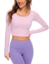 Cropped Manga Longa Butterluxe CRZ YOGA Rosa Peônia Cropped Manga Longa Butterluxe CRZ YOGA Rosa Peônia