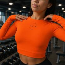 Cropped Manga Longa Feminino - Costa Nua