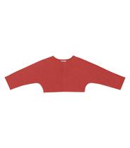 Cropped Manga Longa Feminino Endless Marrom