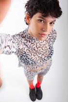 Cropped manga longa - frenzy