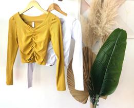 Cropped manga longa K2b