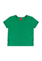 Cropped Menina Infantil Verde Kyly Cropped Menina Infantil Verde Kyly