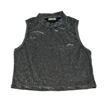 Cropped Mica Gola Alta Glitter