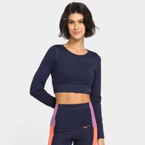 Cropped Mizuno Soul Fit Manga Longa Feminino
