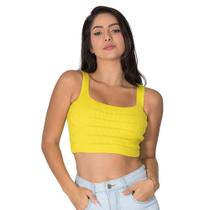 cropped tricot alca trancada