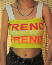 cropped modal tricot inverno alcinha trend amarelo