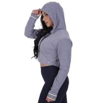 Cropped moletinho algodão feminino casual capuz orbis Cropped moletinho algodão feminino casual capuz orbis