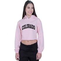 Cropped Moletom Blusa Colorado USA Cropped Moletom Blusa Colorado USA