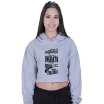 Cropped Moletom Feminino A confiança Racionais Mcs Cropped Moletom Feminino A confiança Racionais Mcs
